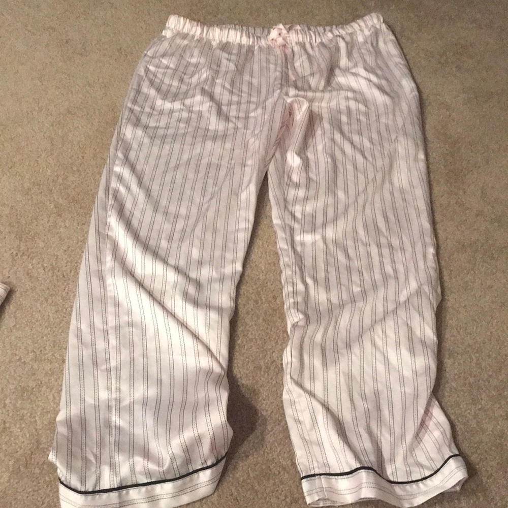 set of silk pajamas